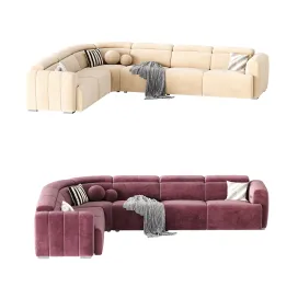 Aldo Fabric Sectional Sofa